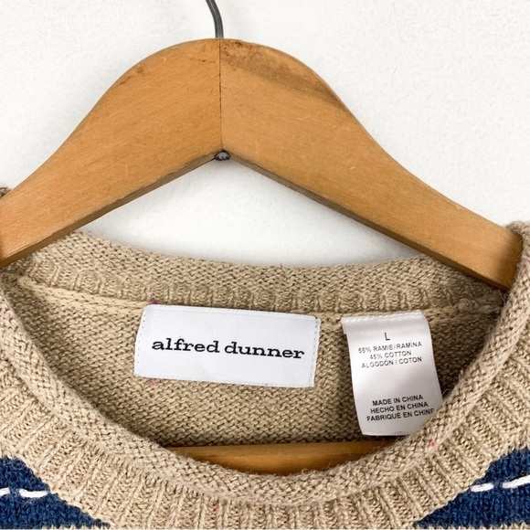 Vtg. 90s Rollneck Alfred Dunner Embroidered Crewneck Sweater Sz L - Picture 4 of 6